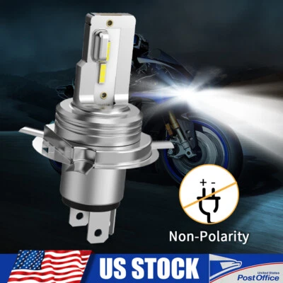 For Yamaha YZF600R 1995-2007 H4 9003 LED Headlight Bulb Hi/Low Beam 6000K White - Image 1 of 4