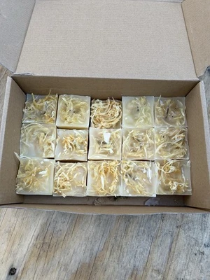 40 Stück Natur Feuerstarter Chippy’s Cabin Würfel Birke Erle Bienenwachs Paraffin Mix - Bild 1 von 4