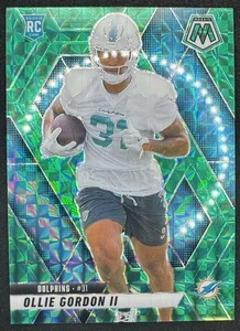 Ollie Gordon II 2025 Panini Mosaico Verde Reactivo Prizm RC #310 Miami Dolphins  - Imagen 1 de 2