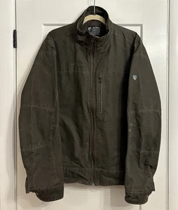 Chaqueta metálica KUHL para hombre XL BURR forrada de vellón vintage pátina teñida - Imagen 1 de 8