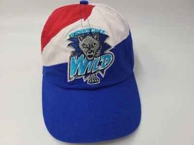 Кепка регулируемая состаренная Wenatchee Wild Pepsi WHL Junior хоккей RWB Swirl - Изображение 1 из 4