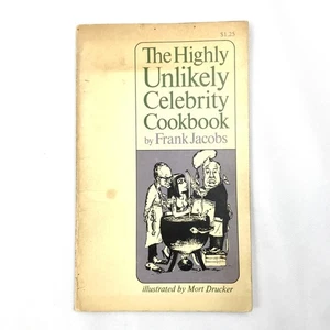 The Highly Unlikely Celebrity Cookbook Frank Jacobs Cooking Satire Humor 1964 - Imagen 1 de 12