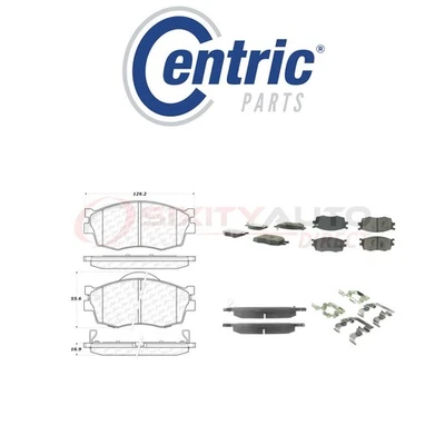 Centric Posi Quiet Ceramic Brake Pads w Shims for 2006-2011 Kia Rio5 1.6L L4 rn Foto 1 de 4
