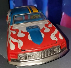 Vintage Blech Mach 1 Mustang Stunt Car - Bild 1 von 7