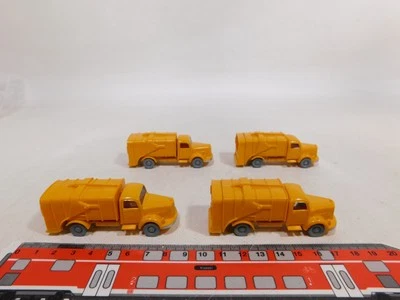 4x wiking H0 1:87 Communal Déchets Mercedes MB L 3500 ? Mint # DX171-0,5 - Photo 1/4