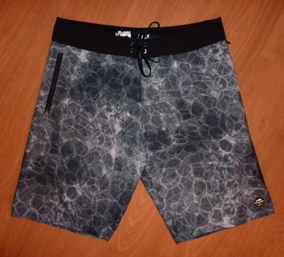 Pantalones Cortos de Pesca Pelagic Hydro-Lite Para Hombre Talla 36 Gris Camuflaje - Cremallera de Bolsillo Roto Foto 1 de 4