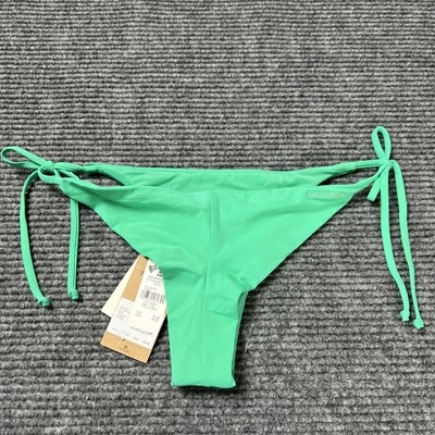 Bikini Billabong Sol Searcher Tanga Lado Corbata Verde L/12 Escasa Cobertura. Foto 1 de 4