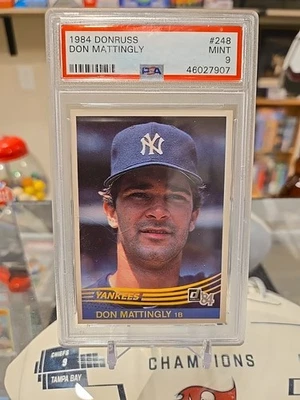 Donruss #248 Don Mattingly Rookie RC 1984 PSA 9 Foto 1 de 2