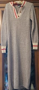 Rare! Vintage Lands End Monkey Sock Dress, Womens Size Med. 100%wool. D2114 - Picture 1 of 23