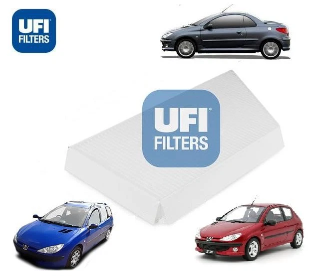 5304400 UFI FILTRO ABITACOLO per PEUGEOT 206 CC 206 206 SW 206 206 Van 206+ - Immagine 1 di 1