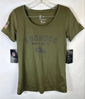 Nike NFL Denver Broncos "Salute To Service" Equipo Ropa Camisa Para Mujer Talla XS NUEVO Foto 1 de 4