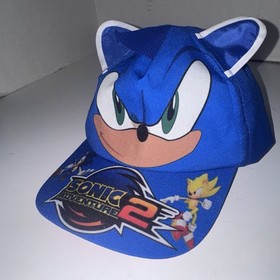 Vintage Rare Sonic Adventure 2 3D Hat Super Sonic SEGA Dreamcast Era Kids Cap