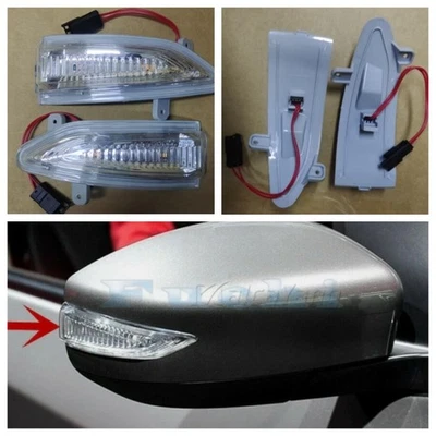 Par de luces de giro del espejo delantero para Nissan Teana Sentra Altima 2013-2018 Foto 1 de 4