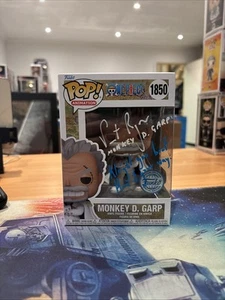 VINCENT REGAN Firmado Mono D. GARP Funko Pop! Vinilo ONE PIECE SWAU CERTIFICADO DE AUTENTICIDAD - Imagen 1 de 7