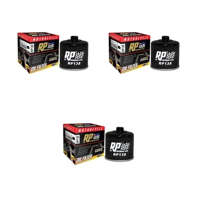 3 Pack RP Oil Filter for Suzuki INAZUMA 250/GW250 2013-2017 - Image 1 of 2