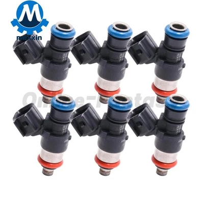 6 piezas inyectores de combustible para Ford Edge 2007-2011 0280158091 3,5 L Cyclone Foto 1 de 4