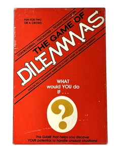The Game Of Dilemmas Avalon Hill Vintage 1982 Juego de Fiesta Completo - Imagen 1 de 11