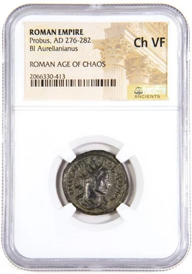 Collectible Roman Ae Probus Coin (AD 276-282) - NGC VF - Rare Historical Find - Image 1 of 3