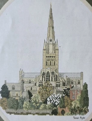 Sue Ryder Norwich Cathedral Cross Stitch Pattern  - Image 1 of 3