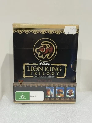 The Lion King 1 2 3 Trilogy Collector’s Edition Blu-ray Animated Reg A B C TRACK - image 1 of 4