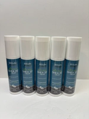 5X BIOLABS PRO Natural Bio-Identical DHEA 20 Cream 2-Month Supply EXP 06/27 NEW - Image 1 of 4