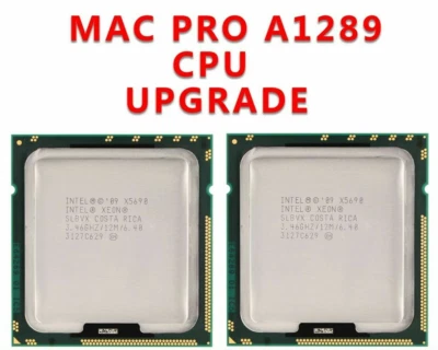 Matched Pair 12 Core 3.46GHz XEON X5690 CPU Processor 2010 2012 Mac Pro 5,1 - Image 1 of 2