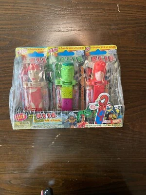 CAJA DE EXHIBICIÓN SELLADA de dispensadores de caramelos Klik Mighty Marvel 2003 Foto 1 de 4