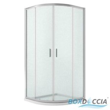 Idralite P10321BRU Box Doccia Semicircolare 90 x 90 x 185