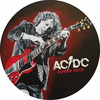AC/DC POWER ROCK / BROADCAST (7" PIC DISC) Vinyl 7" Picture Disc mint live rock* - Image 1 of 2