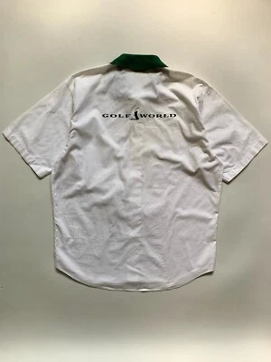 Rare Vintage Sergio Tacchini 80s Golf World Jersey Shirt L - Imagem 1 de 4