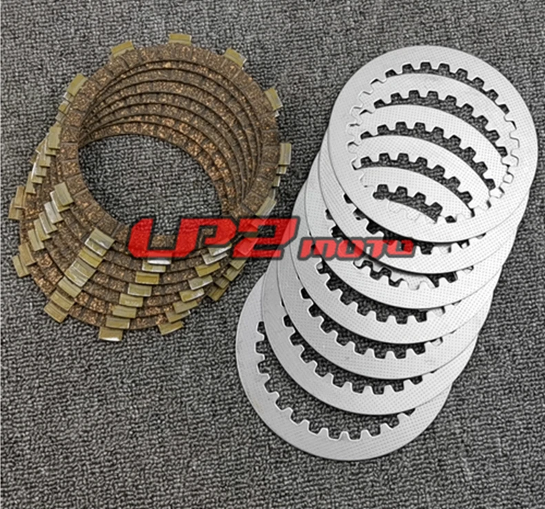 Clutch Friction Steel Plates Kit for Yamaha FZ750 FZ750 Genesis 1985 1986-1991 - Imagem 1 de 1