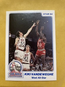 1984 Star All Stars Kiki Vandeweghe #25 Appx Nm/mt Cond - Picture 1 of 2