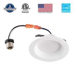 4" 10W LED Retrofit Recessed Downlight Dimmable 3000K-5000K - Picture 1 of 4