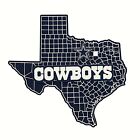 Dallas Cowboys State Shape Wall Decor Approximately 23