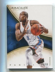 2013-14 Immaculate Collection #67 Serge Ibaka/99 Oklahoma City Thunder - Picture 1 of 1