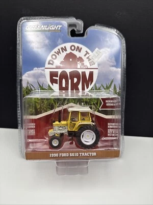 Tractor Greenlight Ford 1990 6610 escala 1/64 Down on the Farm serie 5 ERTL DCP  Foto 1 de 2