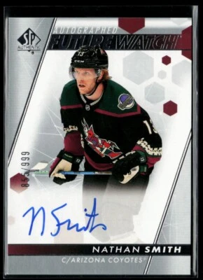 2022-23 SP Authentic FW #135 Nathan Smith RC 855/999 - Image 1 of 2