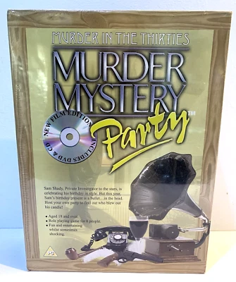 Murder Mystery Party Murder in The Thirties DVD Game by BV Leisure 2005 Sealed - Image 1 of 4
