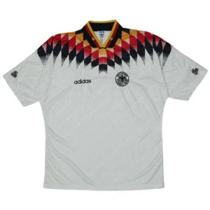 Vintage Adidas Germany Soccer Jersey Multi Color Men's Size 40-42 Regular Shirt - Picture 1 of 4