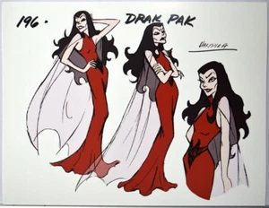Drak Pack MODEL SHEET Print Hanna Barbera Pty. Ltd - VAMPIRA A - Picture 1 of 1