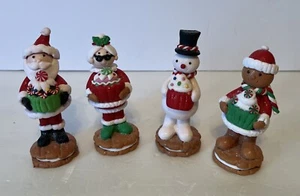 Set of 4 Holiday Figures with Sweet Treats by Valerie Parr Hill - Picture 1 of 2