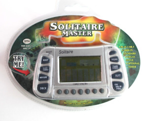 Solitaire Master Handheld Card Game - Sealed Electronic Game (UNTESTED)