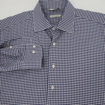 suitsupply Camisa Hombre 16 41 Soktas Manga Larga Botones Cuadros Algodón Egipcio Foto 1 de 4