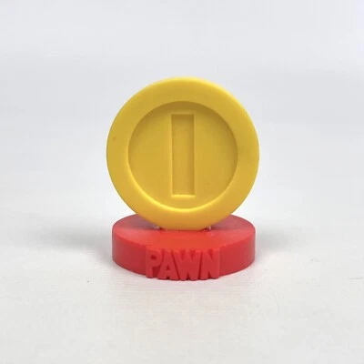 2009 Super Mario Chess Coin Pawn Replacement Piece Cake Topper Nintendo - Image 1 of 4
