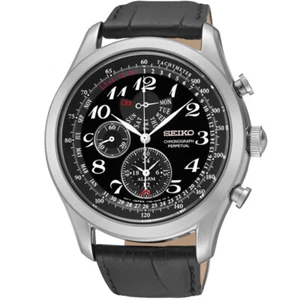 SEIKO SPC133P1 Conceptual Series Chronograph Quartz Black Dial Men's Watch - Picture 1 of 4