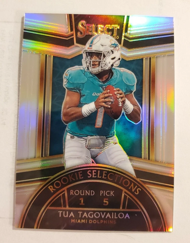 2020 select tua tagovailoa Rookie Selections Silver Prizm #RS-3 - Image 1 of 2