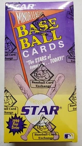 Vintage 1990 Star Minor League Series 1 Unopened Box BBCE Authenticated Wrapped - Picture 1 of 6