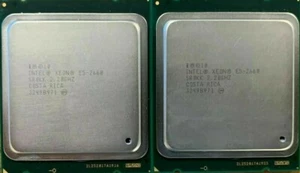 Intel Xeon E5 2660 Matching Pair 8 Core 2.20 GHz 20 Mb Cache 8 GT/s 2011 SR0KK - Picture 1 of 1
