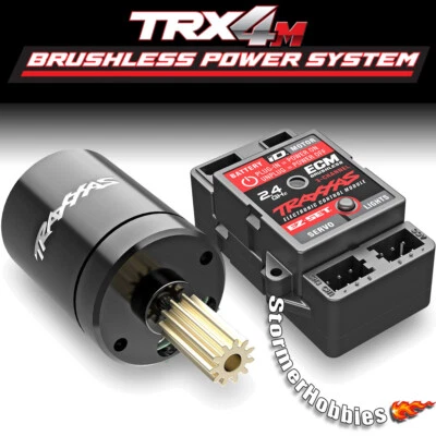 Traxxas TRX-4M Brushless Power System Combo Waterproof w/3350kv Motor TRA6250 - Image 1 of 4