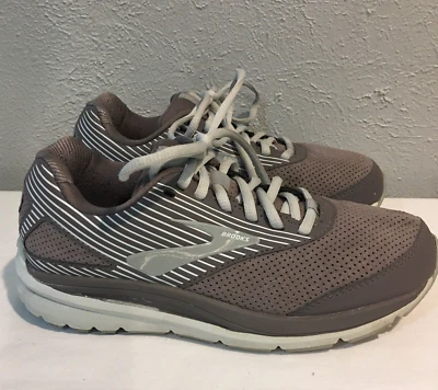 Brooks Running Women's Size 6.5 Addiction Walker DNA WLK Gray Suede Shoes - Image 1 of 4
